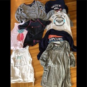 Lot of girls surf wear sz 10/12